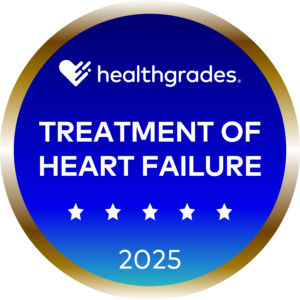 Healthgrades Five-Star Recipient for Treatment of Heart Failure for 11 Years in a Row (2015-2025)