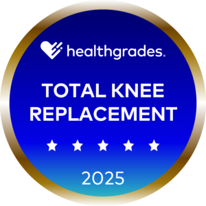 Healthgrades Total Knee Replacement Five-Star Recipient (2025)