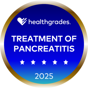 Healthgrades Treatment of Pancreatitis Five-Star Recipient (2020, 2025)