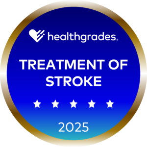 Healthgrades Treatment of Stroke Five-Star Recipient (2018, 2019, 2020, 2025)